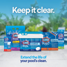 Clorox Pool&Spa Perfect Balance in clear blue pool water