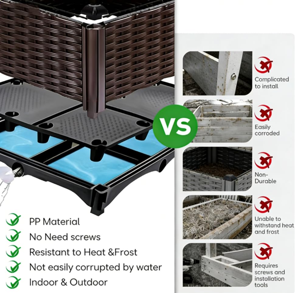 CloudDream weatherproof garden box resists heat and cold year-round