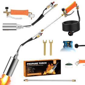 Clozpleax propane torch with detachable design for flexible tasks like weeding and grilling