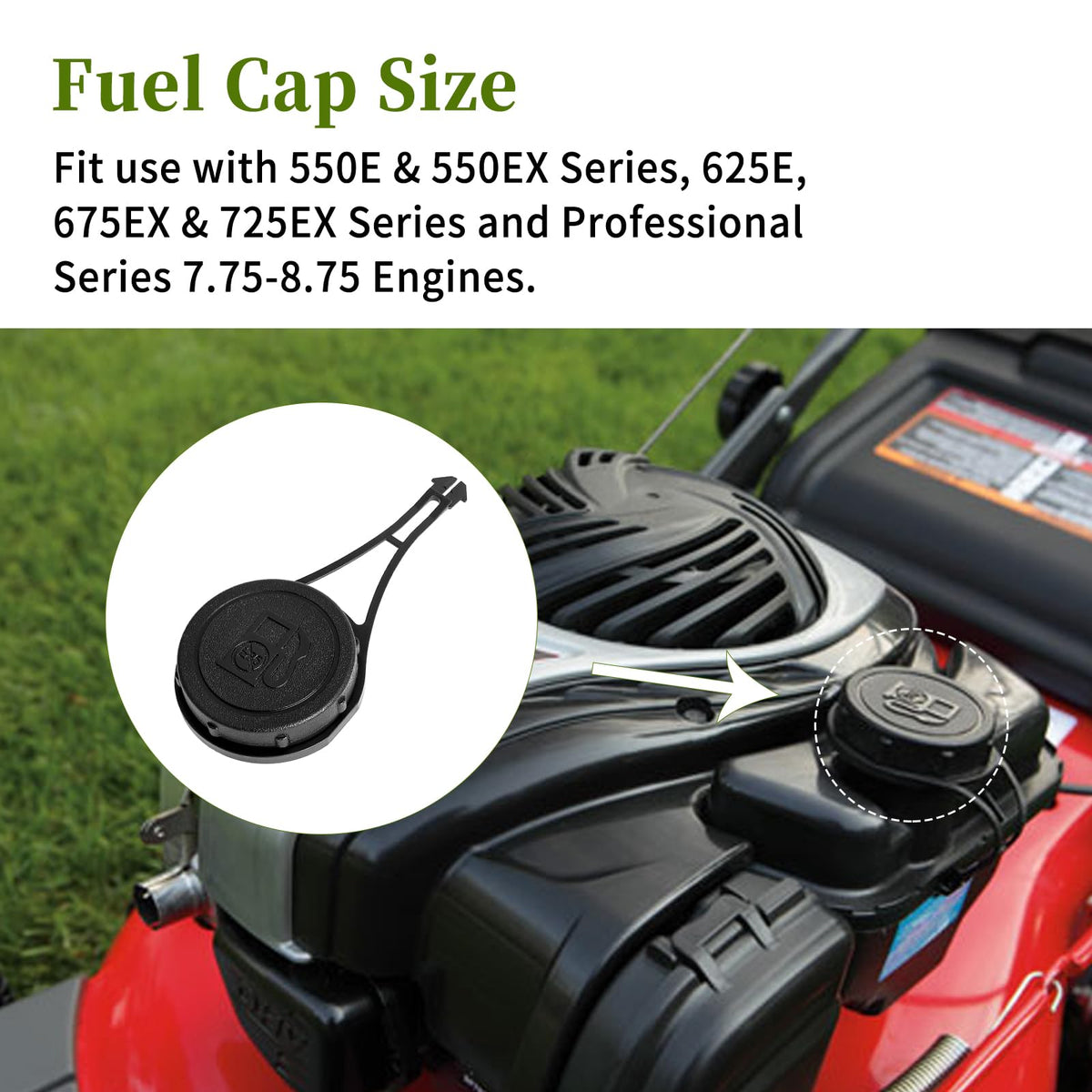 Tethered design and gasket in CLSR2U 799585 ensure tight closure.
