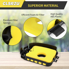 CLSR2U air cleaner system assembly demonstrates quick swap and clean engine airflow.