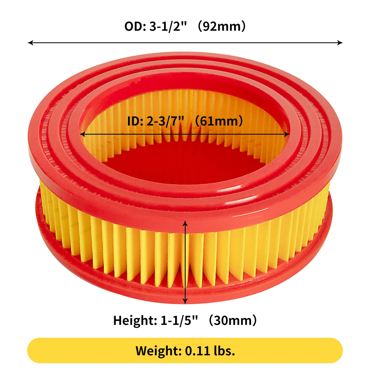 CLSR2U air filter for Craftsman 247 compatible mower with improved filtration