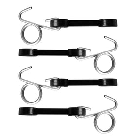 CLSR2U four pack includes spring wire hooks for consistent use