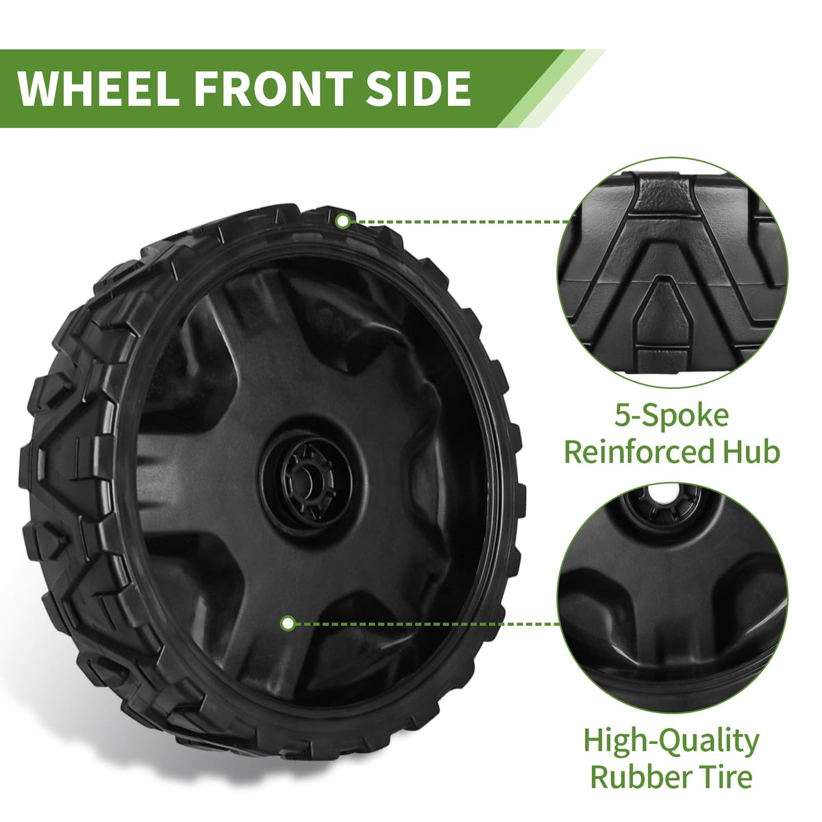 CLSR2U-compatible Craftsman Cub Cadet wheel; easy install and reliable support.