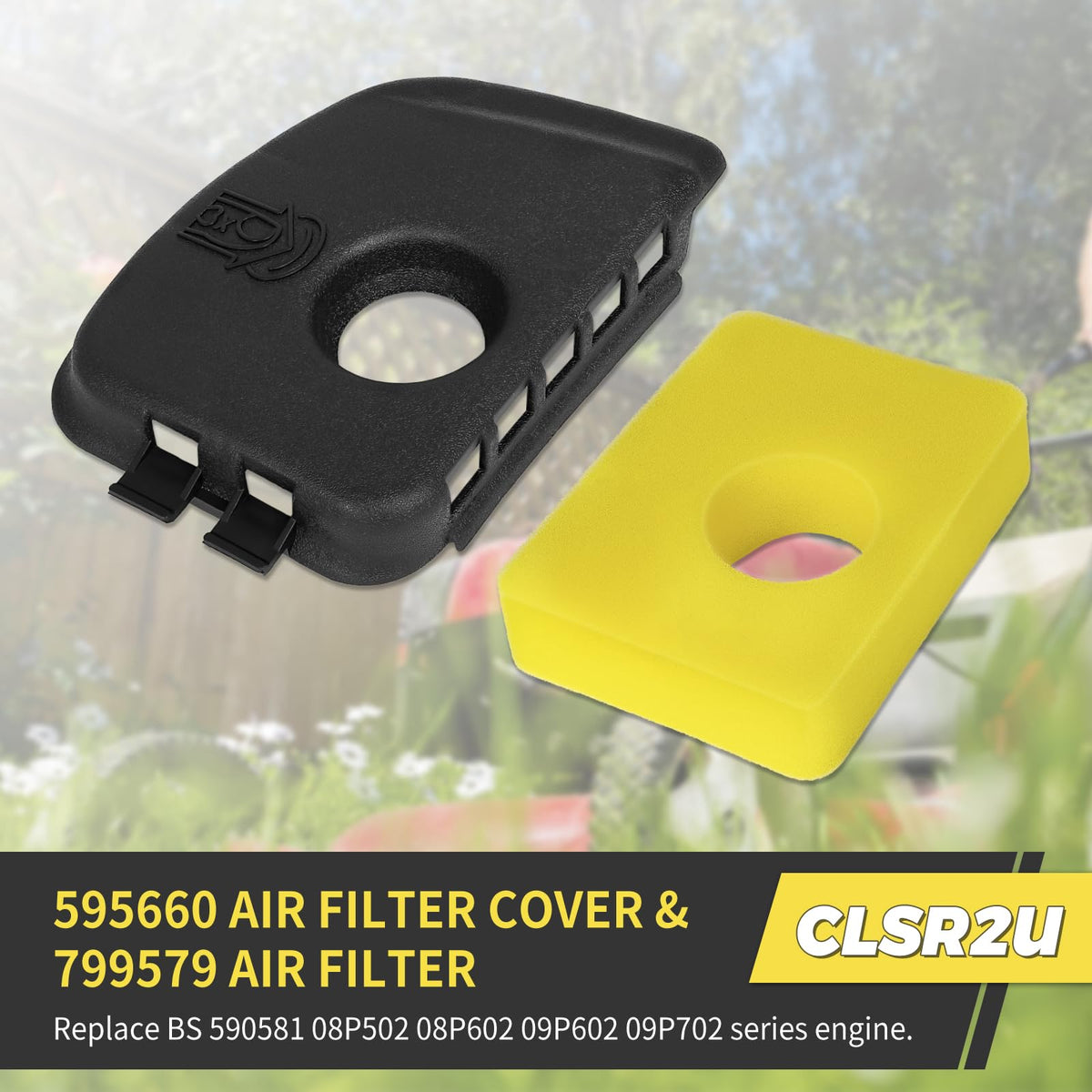 CLSR2U easy-replacement-for-lawn-mowers visuals illustrate quick installation and minimal downtime.