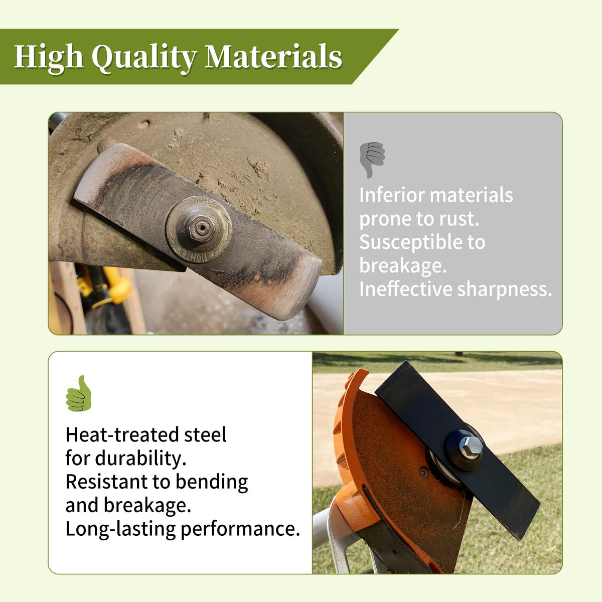 CLSR2U 7-1/2 in edger blades highlighting size and durability