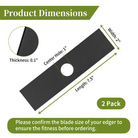 CLSR2U edger blades compatible with Troy-Bilt for reliable cuts