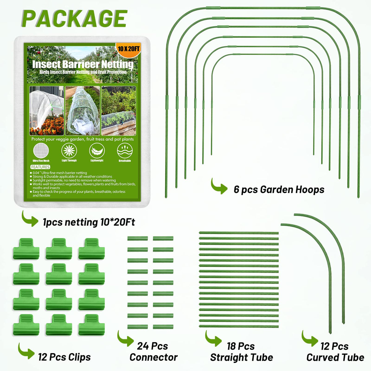Cludoo all-year garden protection assembly simplifies setup and storage