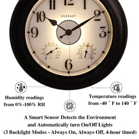 CLXEAST backlit dial improves time reading in dim light.