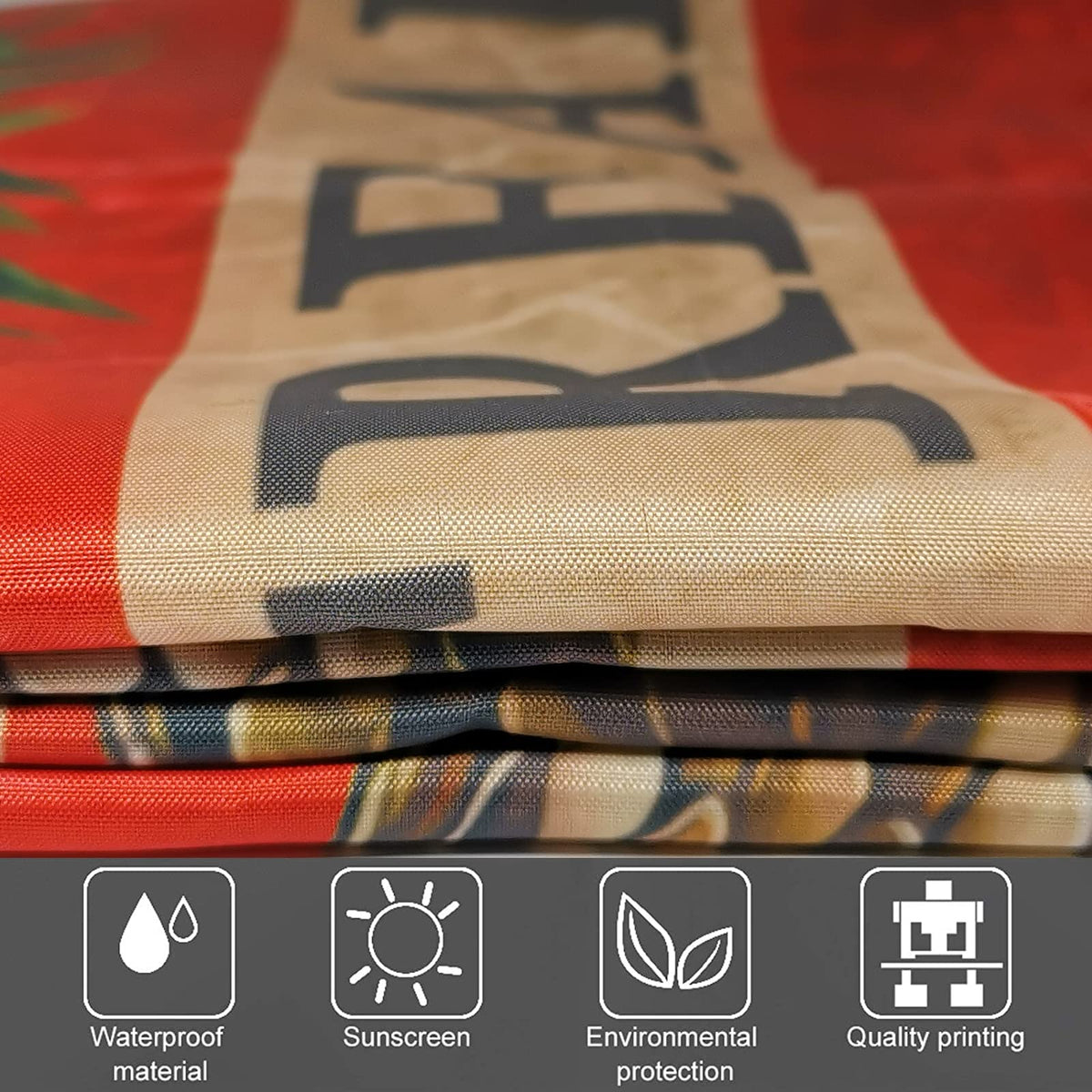 CLYTTE Outdoor flag ideal for porch, deck, or garden display