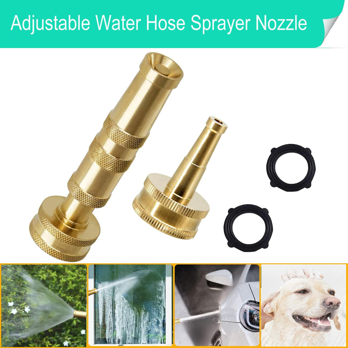 CM CUMIZON durable brass hose nozzle assembly built for long-term use.