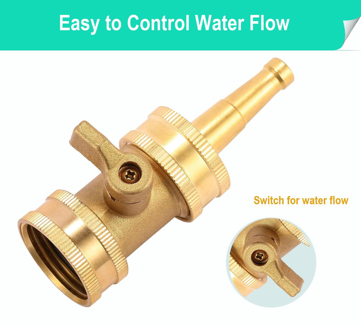 CM CUMIZON heavy-duty brass construction withstands frequent use.