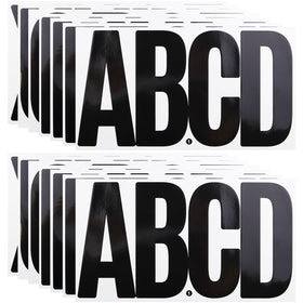 CMBBZZY large 6-inch alphabet stickers for outdoor mailbox labeling; weatherproof.