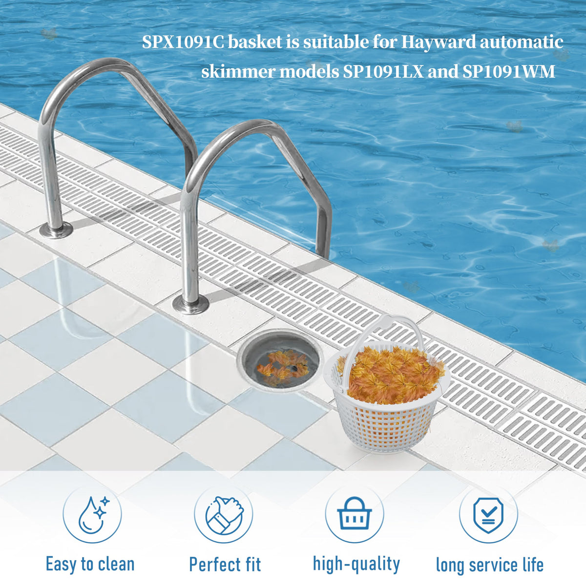 Two-pack CMENINCY SPX1091C baskets ready for pool maintenance