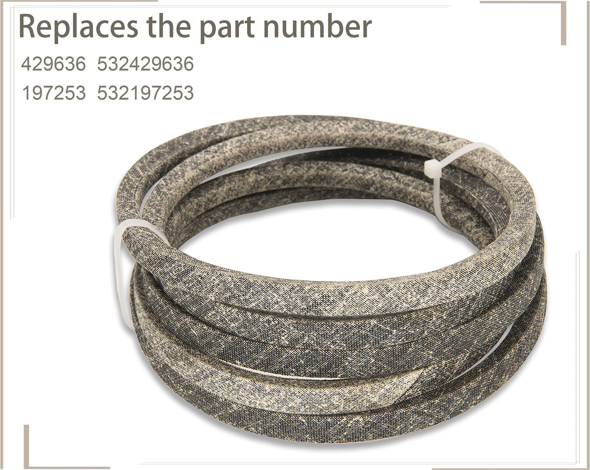 CMOOD 429636 belt size 1/2 x 101 inches for precise fit