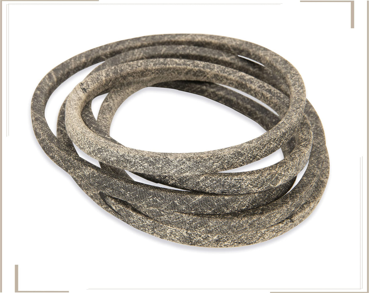 CMOOD 429636 belt in use on a lawn tractor during mowing