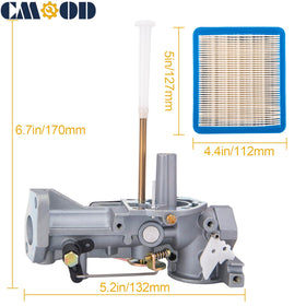 CMOOD 491588S air filter included for improved intake protection