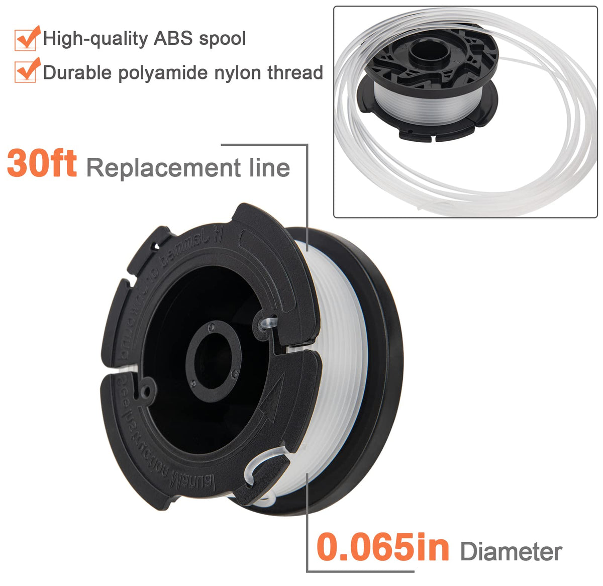 CMOOD AF100 0.065 inch line diameter for smooth trimming