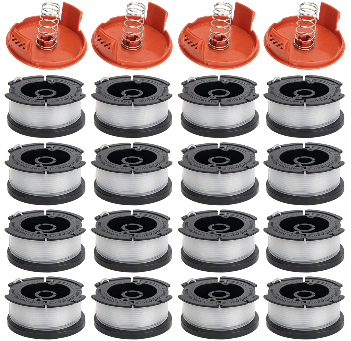 CMOOD AF100 spool compatibility with Black & Decker trimmers for easy replacement