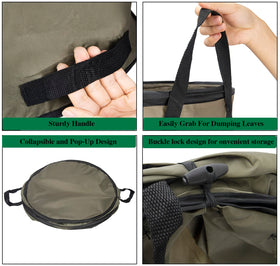 CMOOD bag features top and bottom handles for easy dumping.