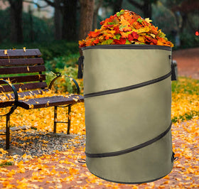 CMOOD pop-up trash bin with spring spine for quick setup.