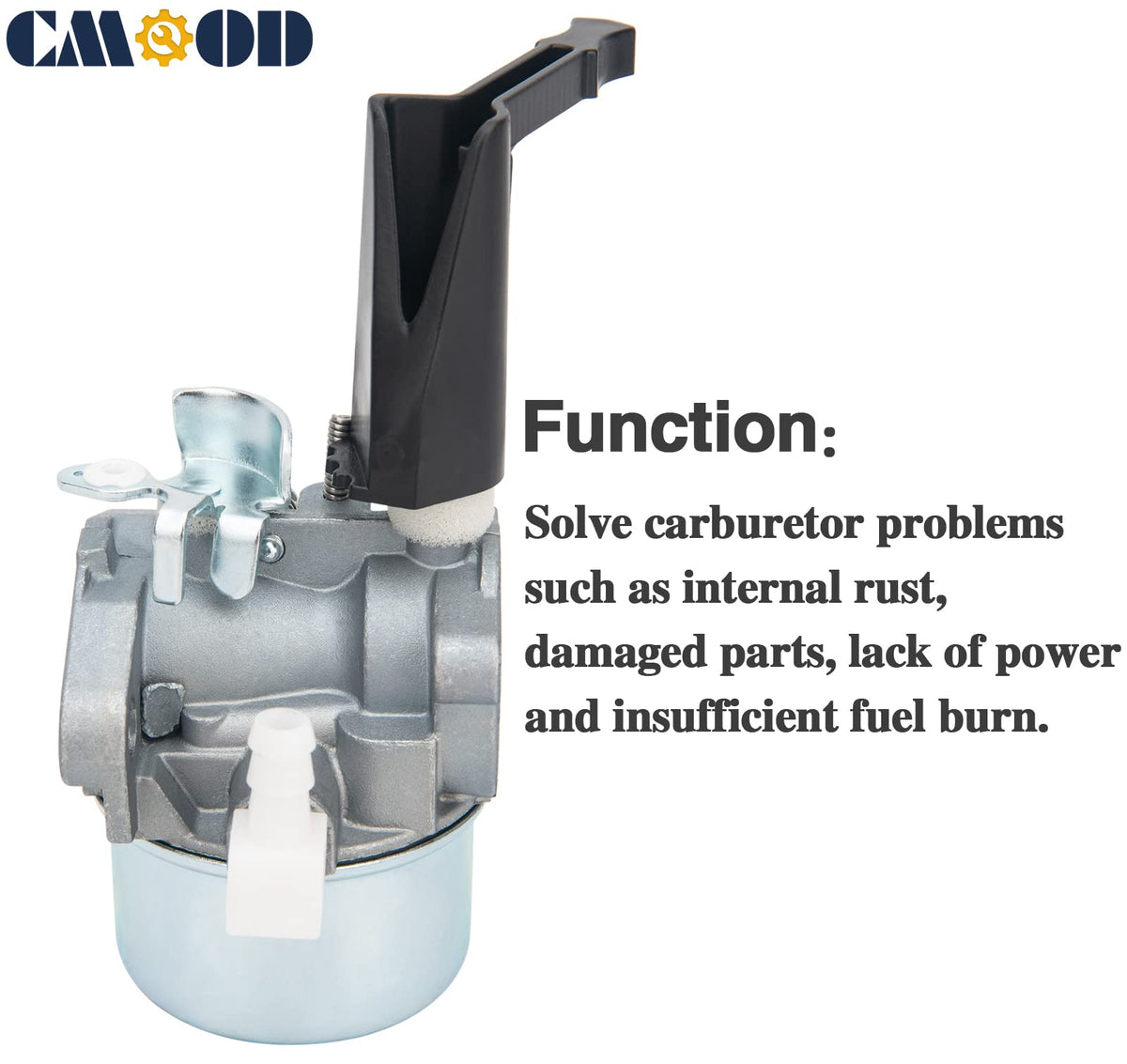 CMOOD spark plug included to support dependable ignition