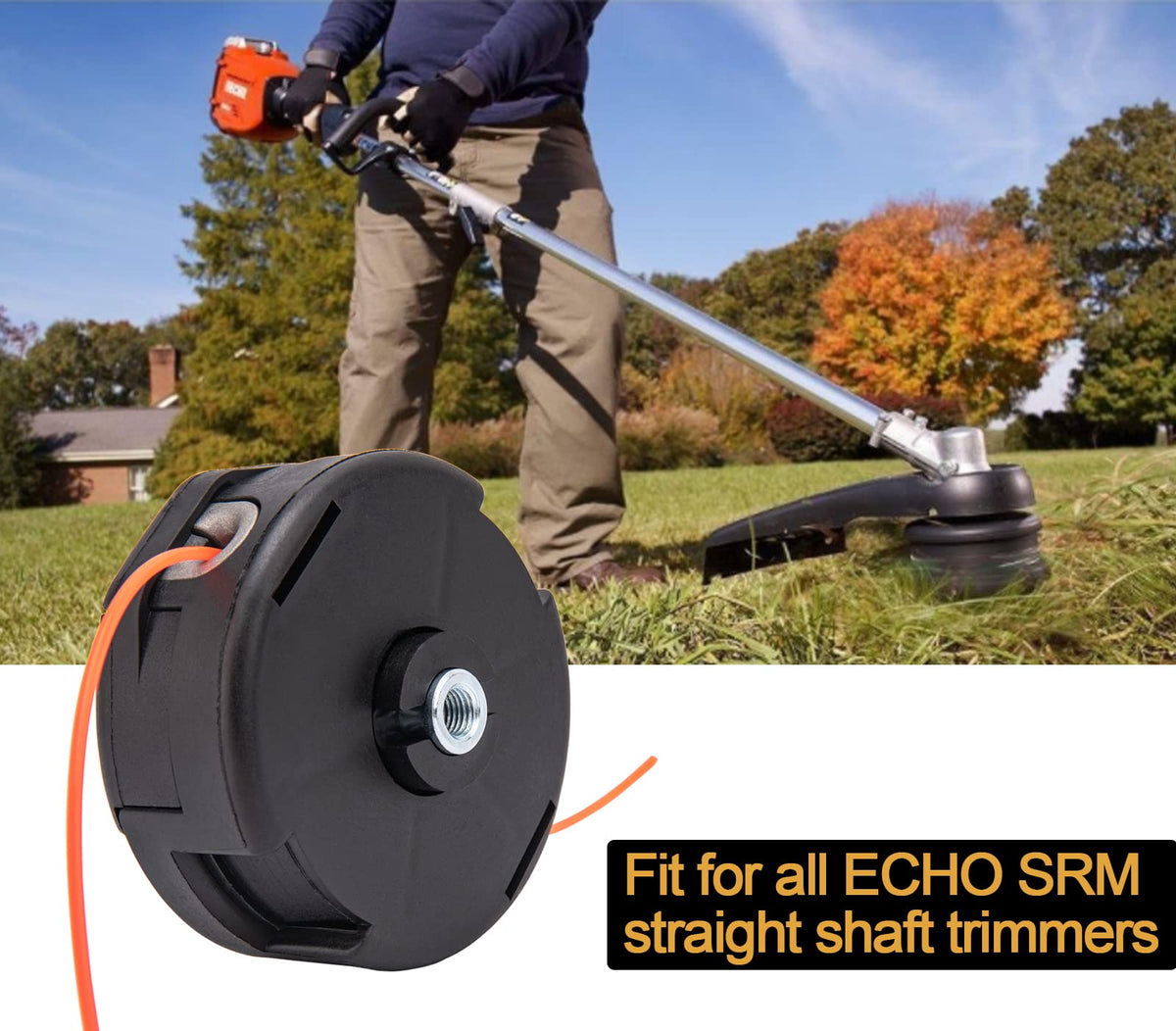 CMOOD 3-3/4-inch diameter head for wide-line trimming.
