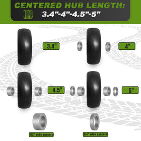CMOOD front tire for zero-turn mowers delivers smooth, lawn-friendly traction.