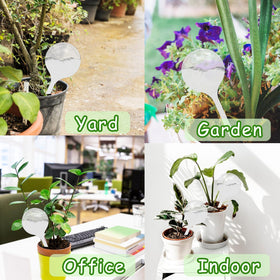 Cmaqpw reusable watering globes crafted from durable material for multiple seasons.