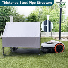 CNAINFC robot mower garage side entry for easy access and charging