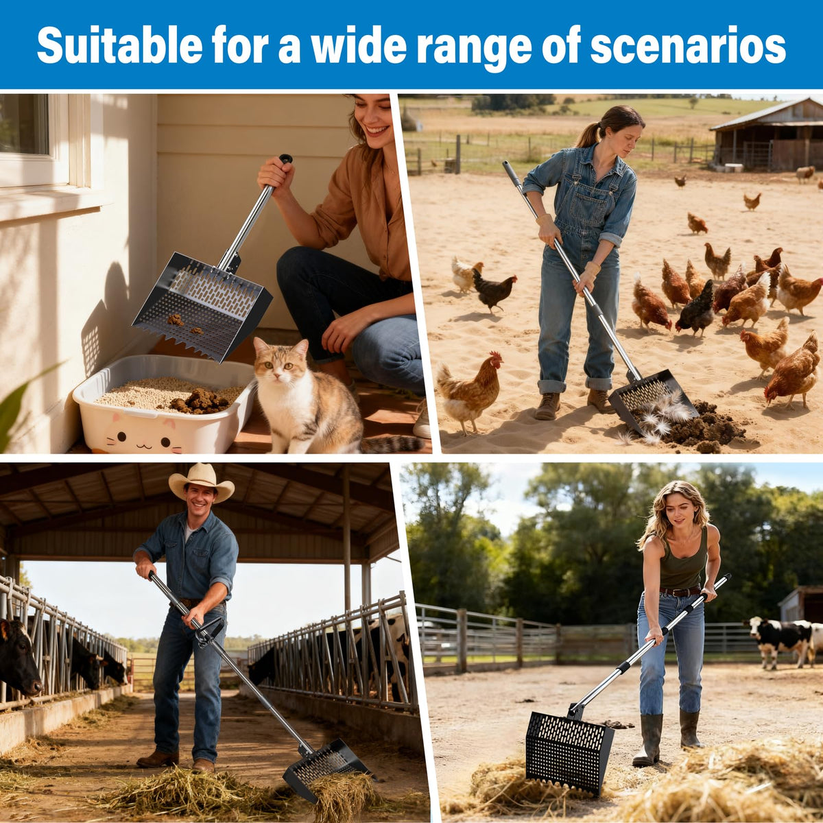 CNCNCR multipurpose tool for chicken runs and stables