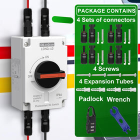 CNLonQcom universal mounting holes for fast outdoor installation