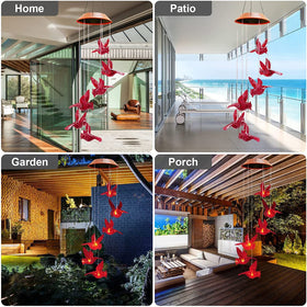 cnstorm Cardinal garden decor adds color and motion to patios and yards