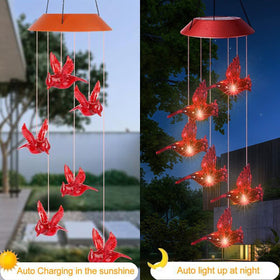 cnstorm Cardinal wind chimes IP65 waterproof design withstands rain and frost
