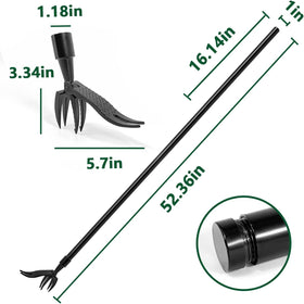 CNSYZX 4-claw steel head designed for thorough weed extraction