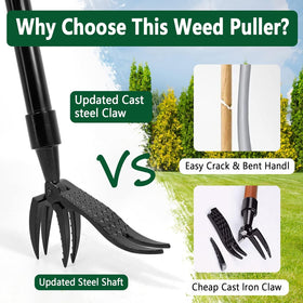 CNSYZX alloy long-handle weeding tool in lightweight, sturdy design