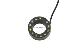 CNZ 12-LED cool white submersible ring with ABS housing lasts outdoors.