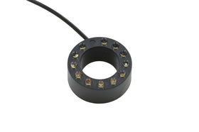 CNZ 12-LED cool white ring enhances spray nozzle illumination at night.