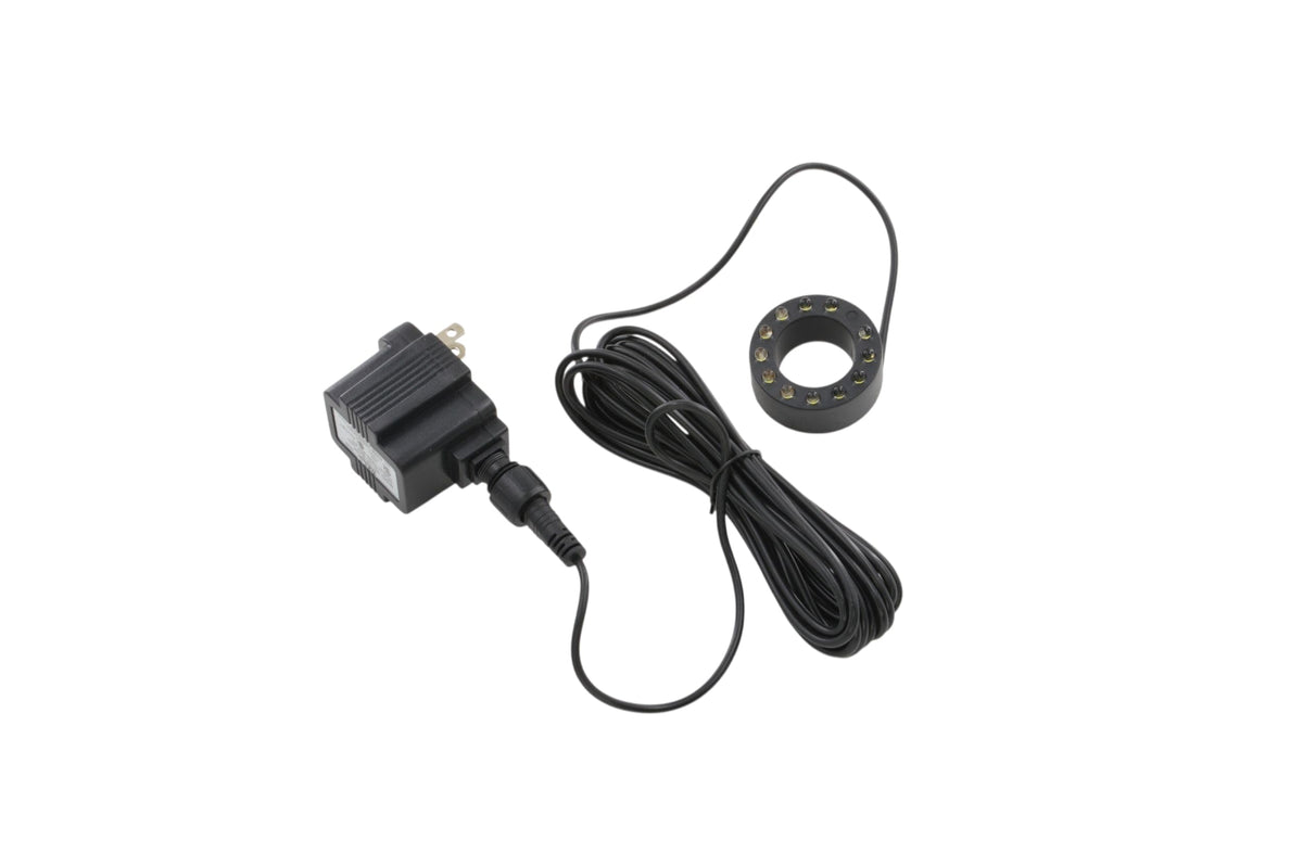 CNZ 12-LED cool white submersible ring lights fountain outlets clearly.