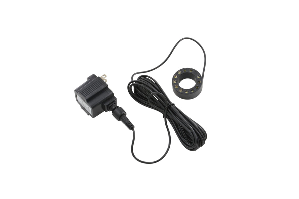 CNZ 12-LED cool white submersible ring lights fountain outlets clearly.