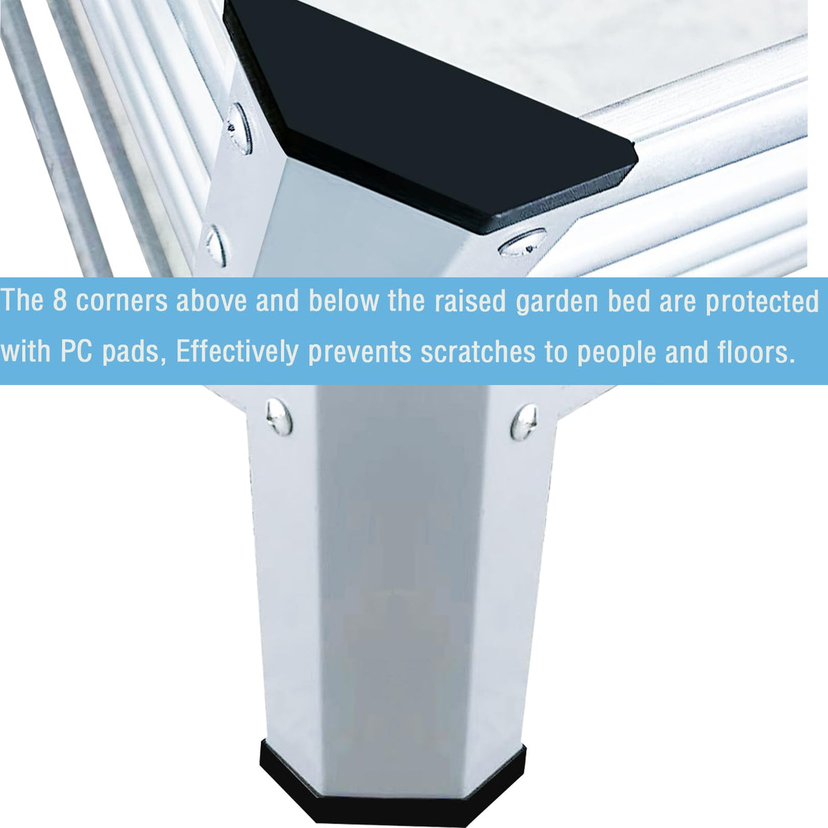 COATTOA outdoor garden setup on balcony or patio with a sturdy frame.