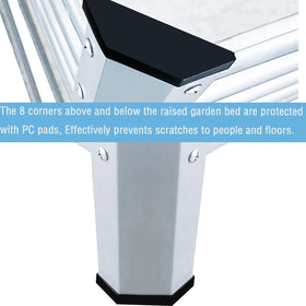 COATTOA outdoor garden setup on balcony or patio with a sturdy frame.