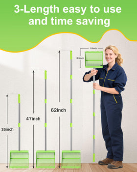 COBERSY 3-height adjustable handle reaching high coops and tall runs.