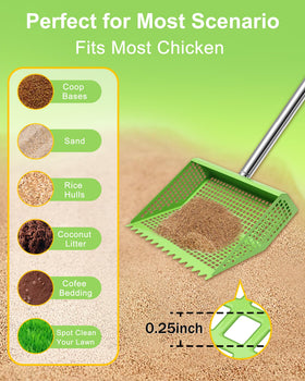 COBERSY solid metal construction offers reliable performance on dirt, sand, or bedding.