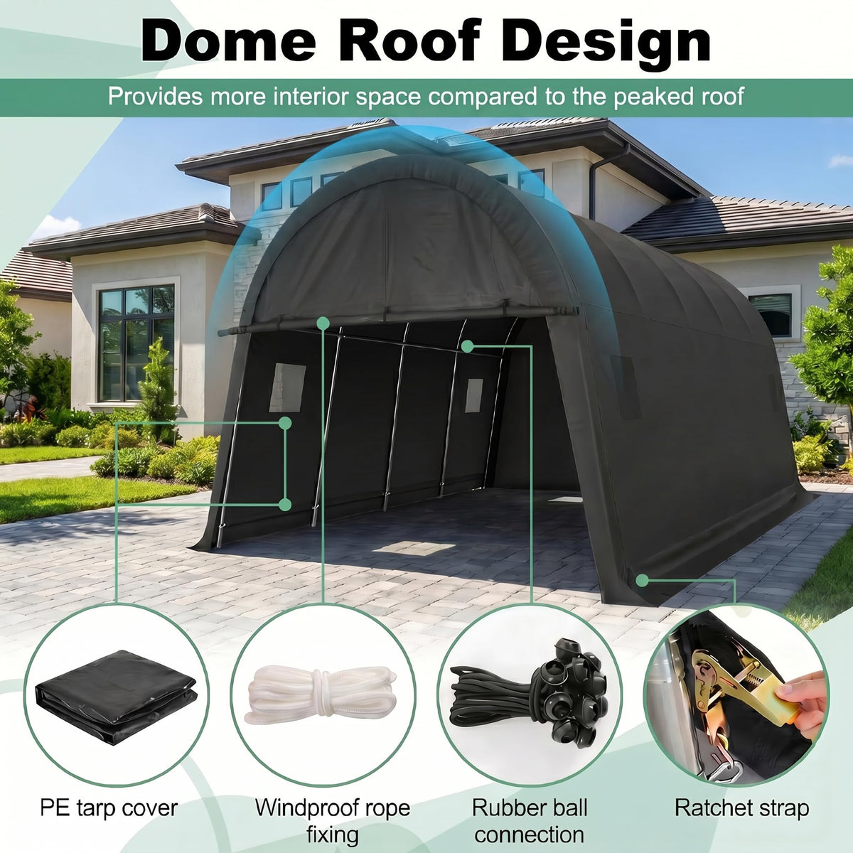 COBIZI carport-easy-assembly delivers fast setup with included instructions and hardware.