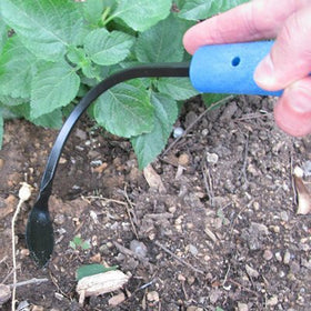 CobraHead Original curved-head plow cuts through soil smoothly