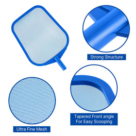 Coclothy pool net aluminum-poles provide sturdy, durable support.