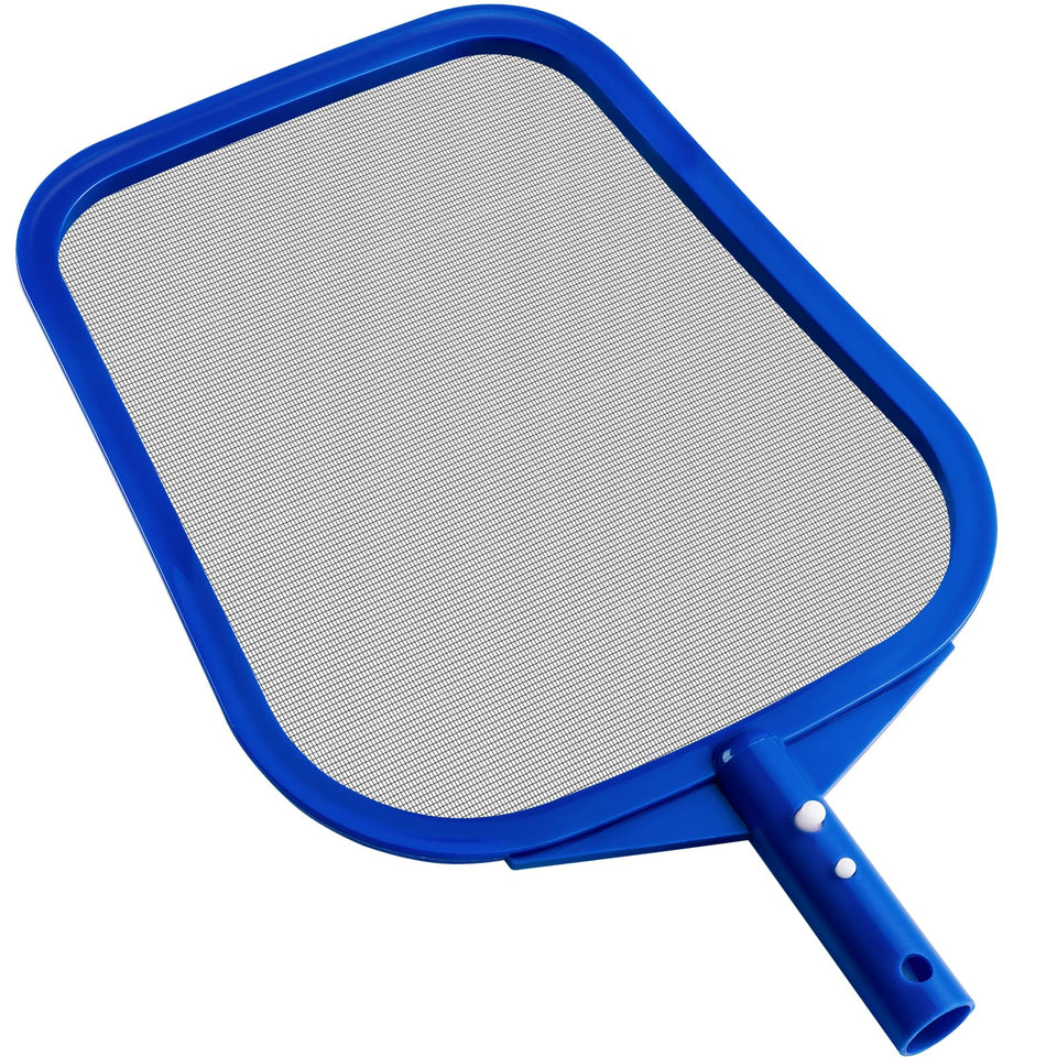 coclothy Pool Skimmer Net front view highlights fine mesh for efficient debris capture.