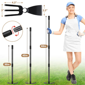 COCONUT non-slip-grip enhances control during long weeding tasks.