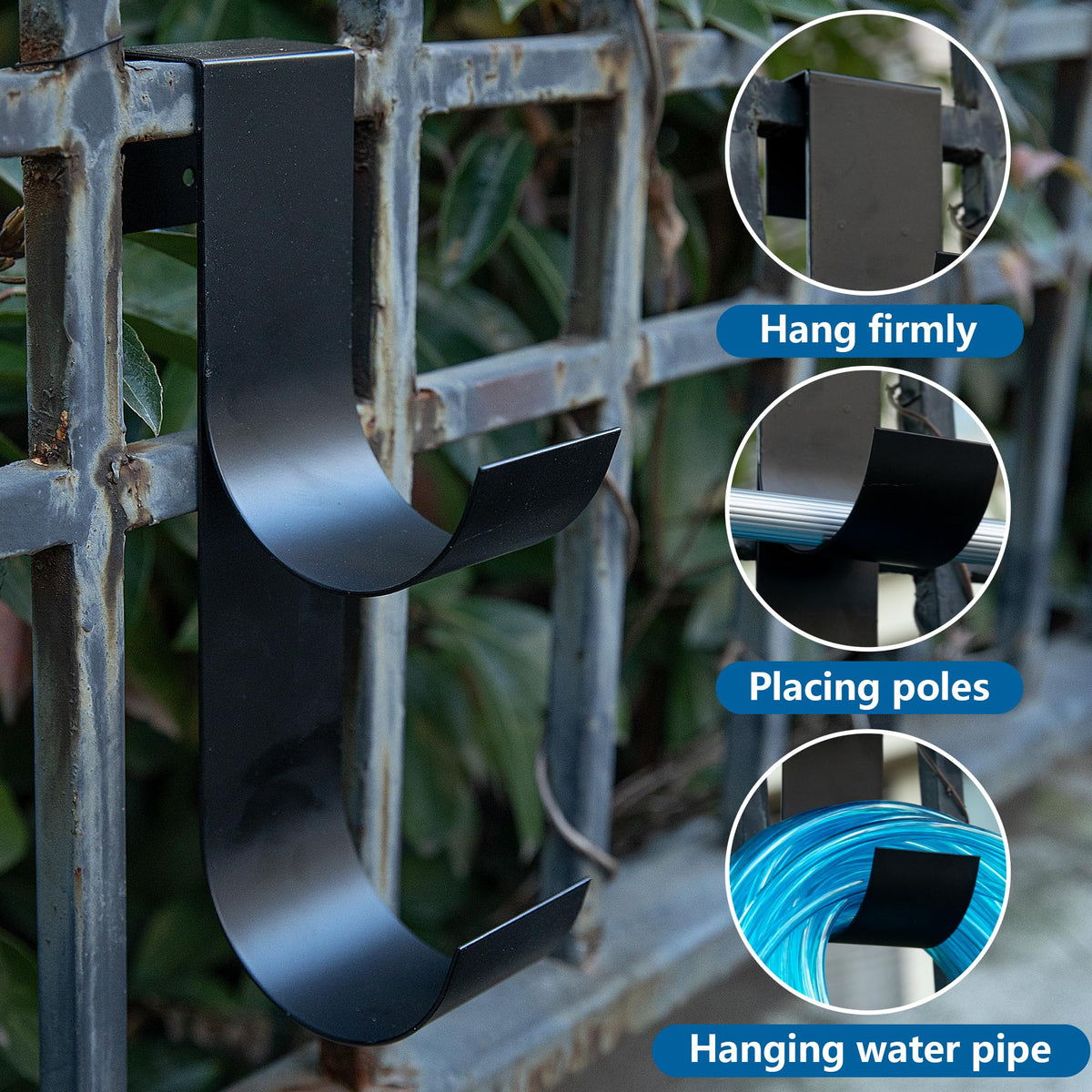 codree 30lb capacity fence hook keeps gear secure